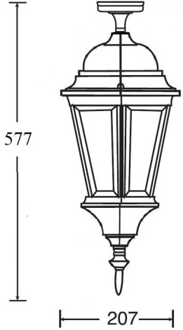 Потолочный светильник уличный Oasis Light ASTORIA 2 91405LA cover Gw (220V, IP44)