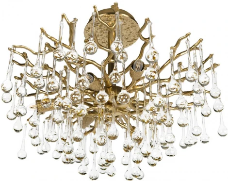 Потолочная люстра на штанге Loft It Coral 10351/460C AB (220V, ветки)