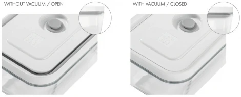 Контейнер стеклянный ZWILLING Fresh&Save для вакуумного хранения в холодильнике, 1500 мл 36812-100