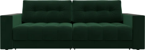 Диван прямой с декором Лига-049 НПБ Лига Диванов (Велюр) арт.128389