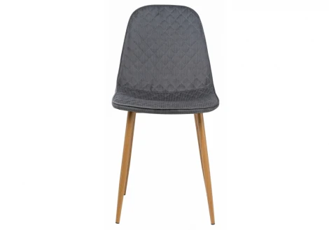 Обеденный стул на металлокаркасе Woodville Capri grey / wood 11849