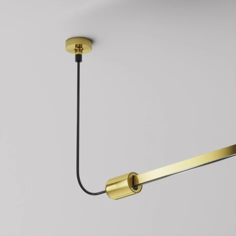 Ввод питания боковой Flarity латунь Maytoni Accessories for tracks Flarity TRA154C-SB1-BS (24V)