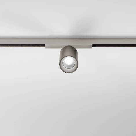 Трековый светильник магнитный светодиодный 10W 48V 3000K (никель) Elektrostandard Line Magnetic 85525/01