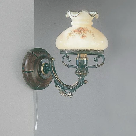 Бра Reccagni Angelo 2812 A 2812/1 (220V, выключатель, цветы)