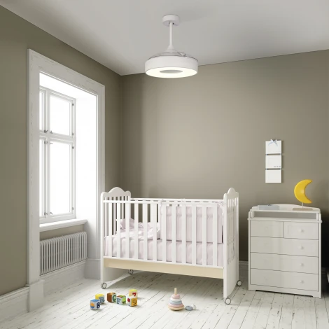 Потолочная люстра светодиодная с вентилятором Mantra Coin 8219