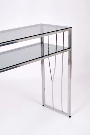 Консольный стол AllConsoles 1123-CS grey серебряный