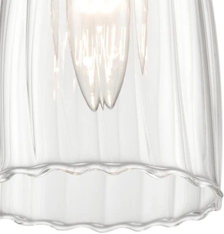 Подвесной светильник Lumion Derbi 8284/1A античная бронза/прозрачный, металл/керамика/стекло Е14 1*40W 220V (на проводе)