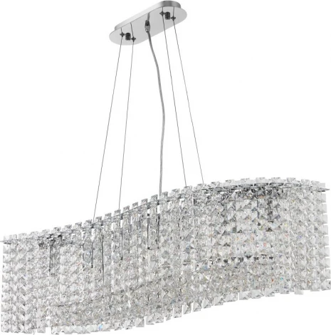 Подвесная люстра хрустальная Stilfort Delone 2179/09/07PL (220V, на тросе)