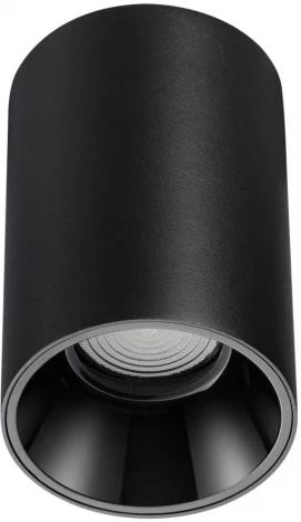 Светильник накладной влагозащищённый Novotech Recte 359418 черный IP54 LED 10W 220V 3000К (круглые)