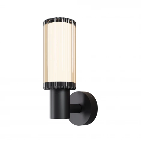 Уличный настенный светильник Maytoni Outdoor Rib O502WL-01B