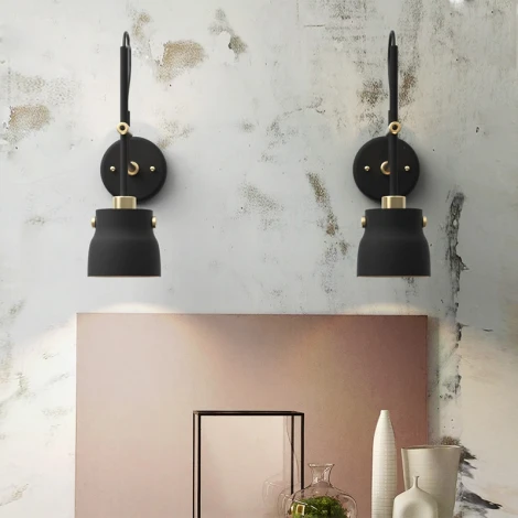 Бра Ram W Black ImperiumLoft Ram-W01 (101954-26) (220V)