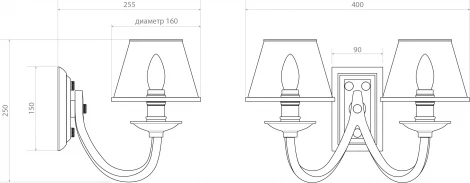 Бра Covali WL-31125 (220V)