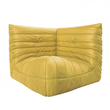 Диван Dreambag Маршмеллоу Желтый Угловая секция 7513100