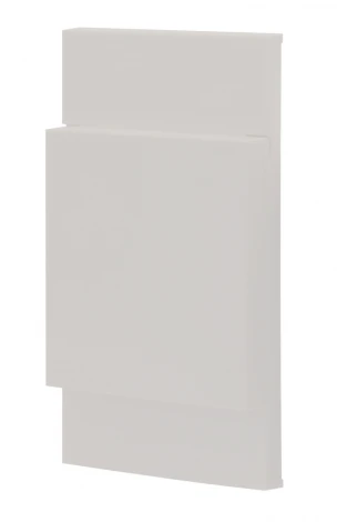 Накладка с крышкой на розетку 220V с/з со шторками винтовой зажим 16A (белый матовый) Meiton AW04P