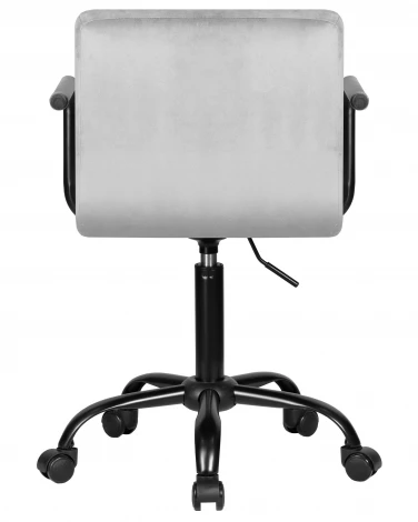 Набор 2 шт офисное кресло для персонала DOBRIN TERRY BLACK (серый велюр (MJ9-75))