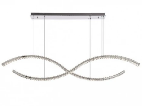 Подвесной светодиодный светильник Newport 8240 8242N/160 chrome (220V, на тросе)