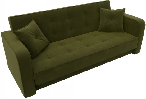 Диван-книжка Тур (Зеленый/Микровельвет) Лига Диванов арт.121783