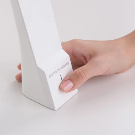 Офисная настольная лампа Eurosvet Desk белый/серебряный (TL90450)