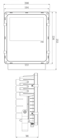 Прожектор уличный RGB Deko-Light Flood 732076 (LED, 220V, пульт управления, IP65)