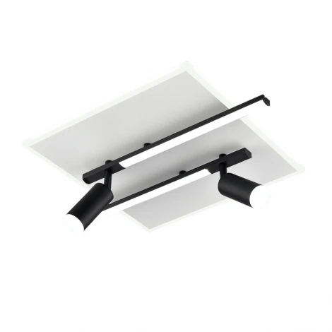 Потолочный светильник светодиодный со спотом Lumion Stells 8256/40CL белый/черный, металл/пластик LED 40W 3000-6500К 220V