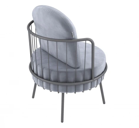 Кресло Sheffilton SHT-AMS123 стальной серый/графит муар 9376647102