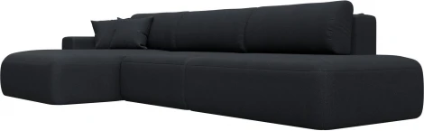 Диван угловой Лига-036 НПБ Модерн Лонг левый угол Лига Диванов (Замша) арт.127758L