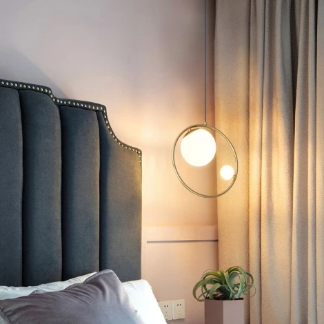 Подвесной светильник Ingrun Black Imperiumloft Ingrun01 (212877-23) (220V, на проводе, шарики)