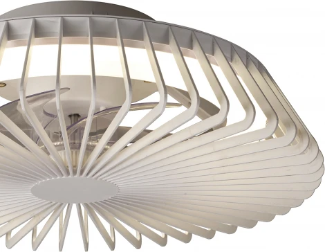 Потолочная люстра светодиодная с вентилятором Mantra Himalaya 8196 (регулировка яркости, 220V, пульт управления, круглые)