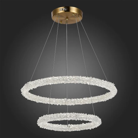 Подвесной светильник ярусный Avana SL6110.203.02 ST Luce (регулировка яркости, LED, 220V, пульт управления, на тросе, кольцо)