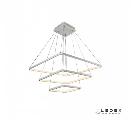 Подвесной светильник iLedex Venus 8153-700+500+300-D-T WH (220V, пульт управления, на тросе)