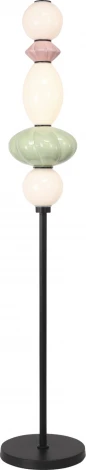 Торшер ST Luce Florentini SL6134.405.01 черный/розовый, зелёный, опаловый LED 1*20W 3000K (220V)