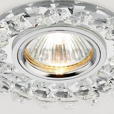 Встраиваемый точечный светильник Ambrella Хрусталь Зеркальный K240 CH