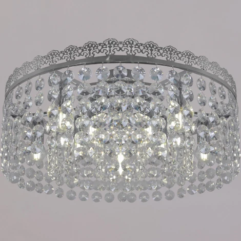 Потолочная люстра хрустальная Reluce 90330-0.3-10 CR (220V)