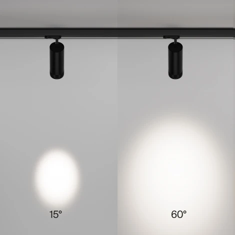 Трековый светильник трехфазный 20W 220V Maytoni Focus Zoom TR198-3-20W4K-Z-B