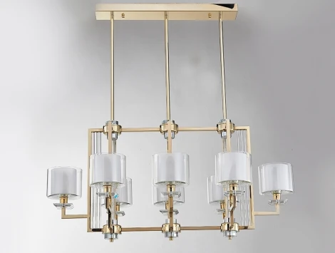 Потолочная люстра Newport 4400 4408/S gold (220V)