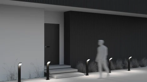 Уличный наземный светильник Paso O595FL-L12B3K (LED, 220V, IP54)