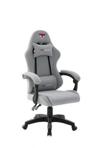 Кресло спортивное TopChairs Druid серый ткань арт.УТ000039469
