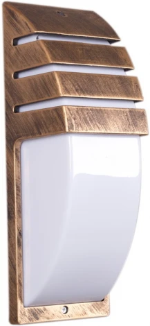 Настенный фонарь уличный Reluce 02304-0.2-001WL BKG (IP44)