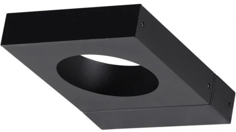 Уличный настенный светильник Odeon Light Como 6653/5WL NATURE черный/металл/акрил IP54 LED 5W 4000K AC85-265V (220V)