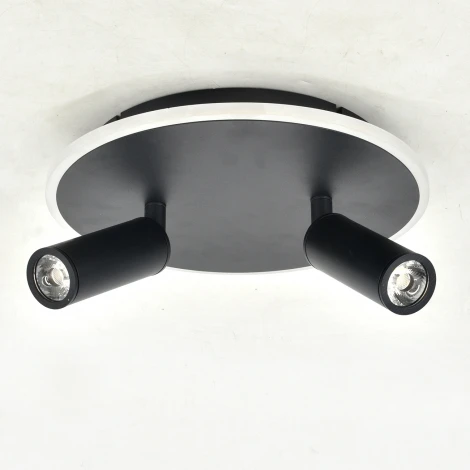 Настенно-потолочный светодиодный светильник 20046LED 20046SMA/02LED BK 28Вт, металл/акрил, черный