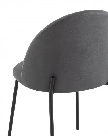 Стул Stool Group Коди велюр тёмно-серый УТ000036803