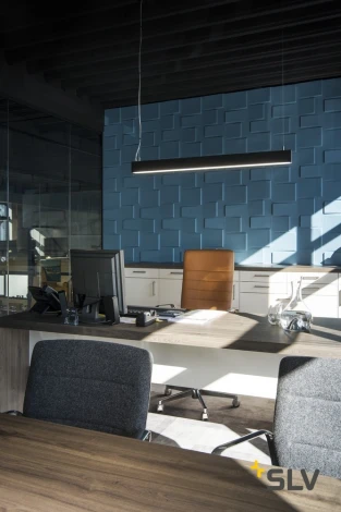 Подвесной линейный светильник светодиодный диммируемый SLV Glenos 1001403