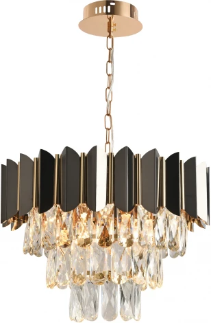 Подвесная люстра Natali Kovaltseva Darian Ii 81448/5C GOLD BLACK