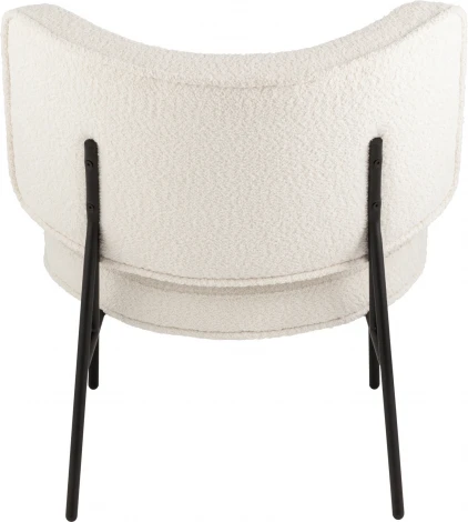 Кресло District Lounge букле белый Stool Group (арт.УТ000039109)