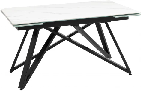 Стол обеденный Stool Group Канкун раскладной 140-180*90 керамика белый УТ000036965