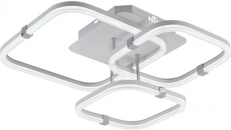 Потолочная люстра Escada Factor 10280/3LED 77Вт, металл/акрил, хром (регулировка яркости, 220V, пульт управления)