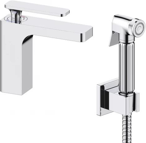 Смеситель Timo Torne 4360/00G для раковины с гигиеническим душем