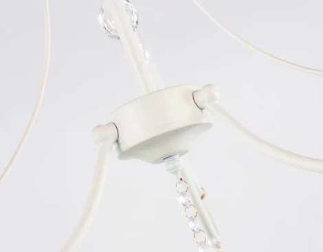 Подвесная люстра с хрусталем Ambrella Classic TR4915 (220V, подвески, на цепи, подсвечник, свеча)