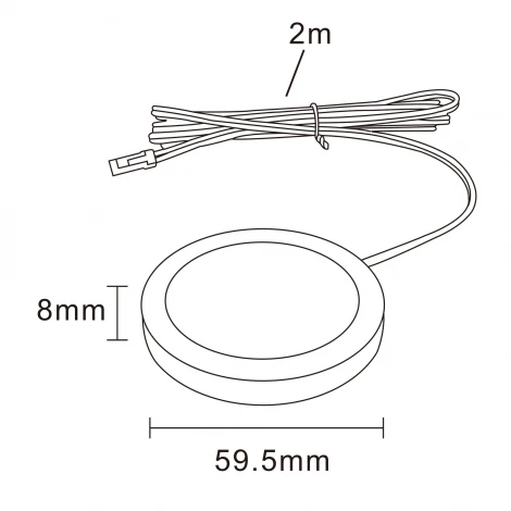 Светильник накладной мебельный 12V Lightstar Mobiled 036230