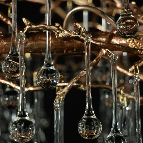 Подвесная люстра Loft IT Bijout 10068/800 GB (220V, на тросе, ветки)